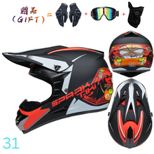 Load image into Gallery viewer, Motocross Helmet (Various designs and sizes) + gift pack