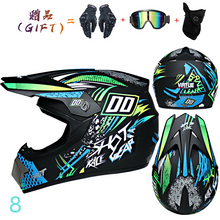 Load image into Gallery viewer, Motocross Helmet (Various designs and sizes) + gift pack