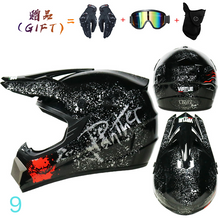 Load image into Gallery viewer, Motocross Helmet (Various designs and sizes) + gift pack