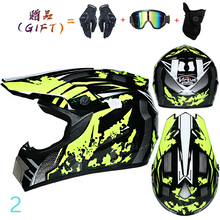 Load image into Gallery viewer, Motocross Helmet (Various designs and sizes) + gift pack