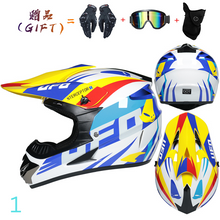 Load image into Gallery viewer, Motocross Helmet (Various designs and sizes) + gift pack
