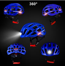 Load image into Gallery viewer, Helmet with flashlight and lights