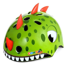 Load image into Gallery viewer, T-rex helmet for children aged 3-8 years